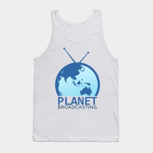 Planet Broadcasting Logo Tank Top